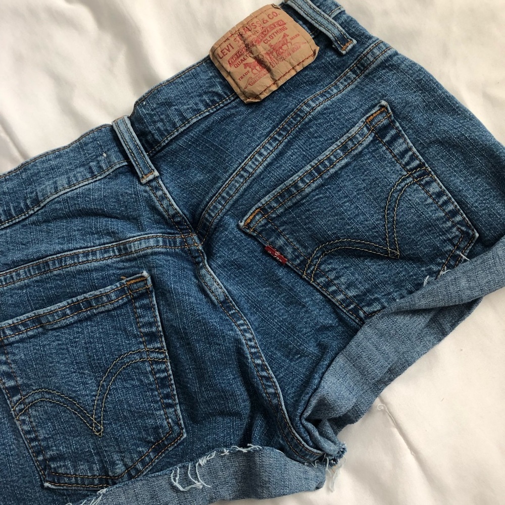 Levi’s Distressed Shorts